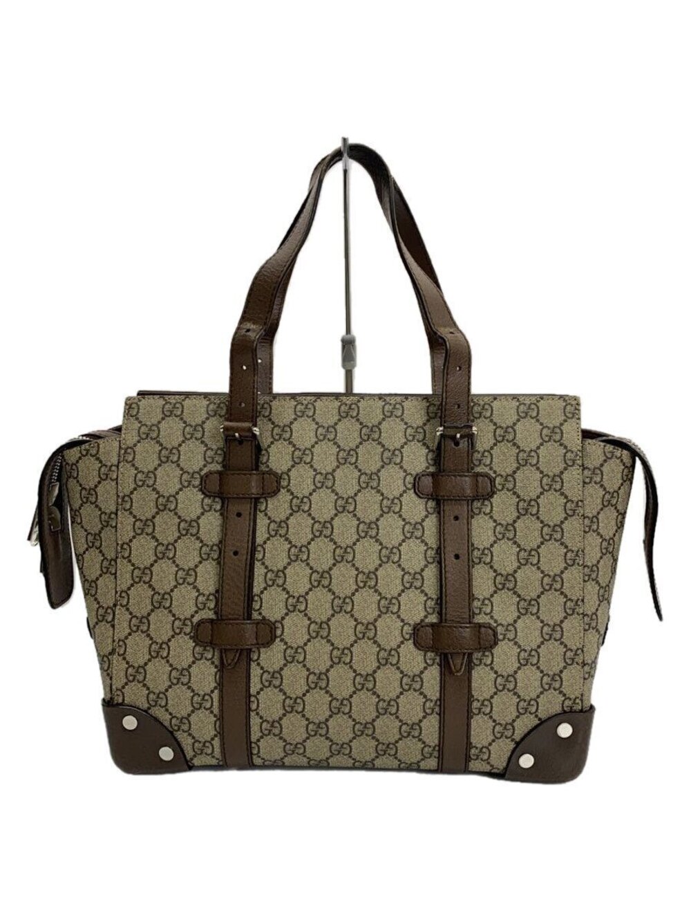 Gucci GG Tote Bag Beige Cream Interior